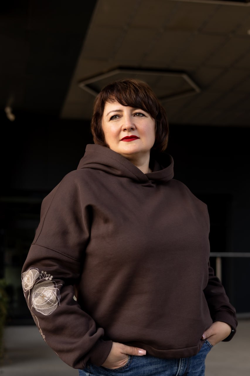 Bluza damska oversize z kapturem