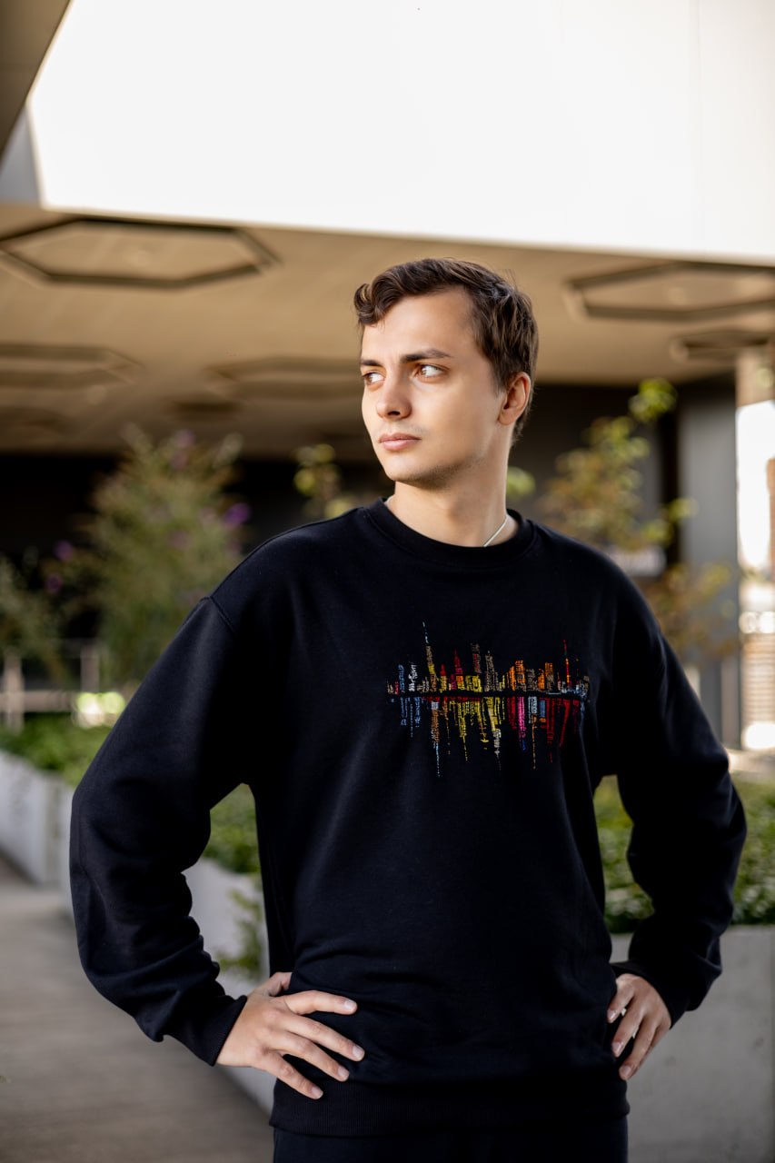 Bluza męska z haftem "City"