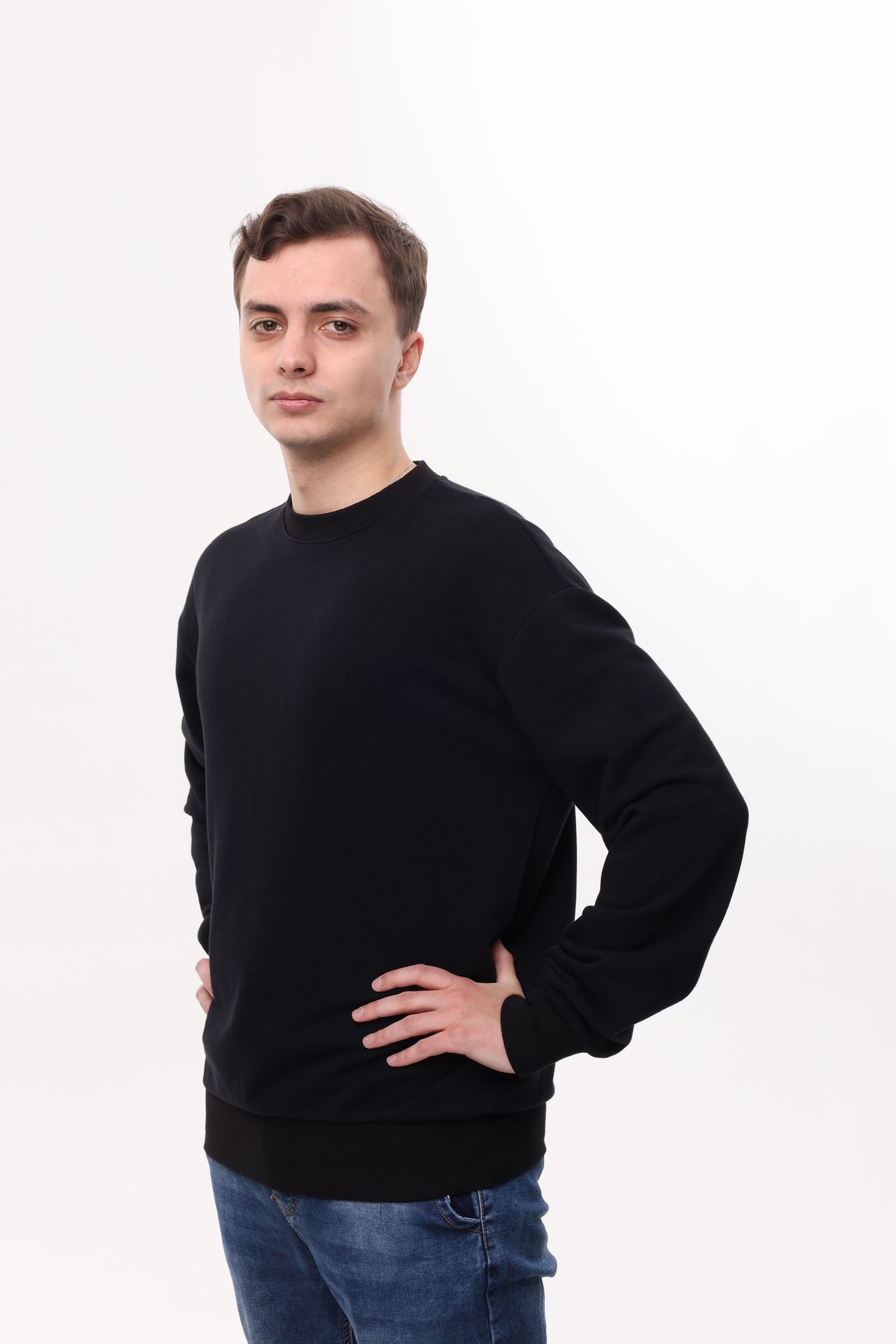 Bluza czarna męska